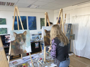 Ölmalerei Wochenend Kurs-Teilnehmer