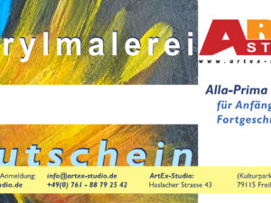 Gutschein für Acrylmalerei Alla-Prima