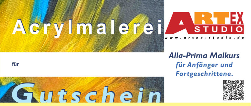 Gutschein für Acrylmalerei Alla-Prima