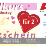 Zum Valentinstag: Gutschein für „Malkurs alla-prima“