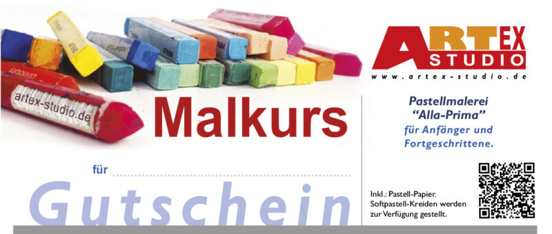 Gutschein Pastell-Malkurs, -alla-prima
