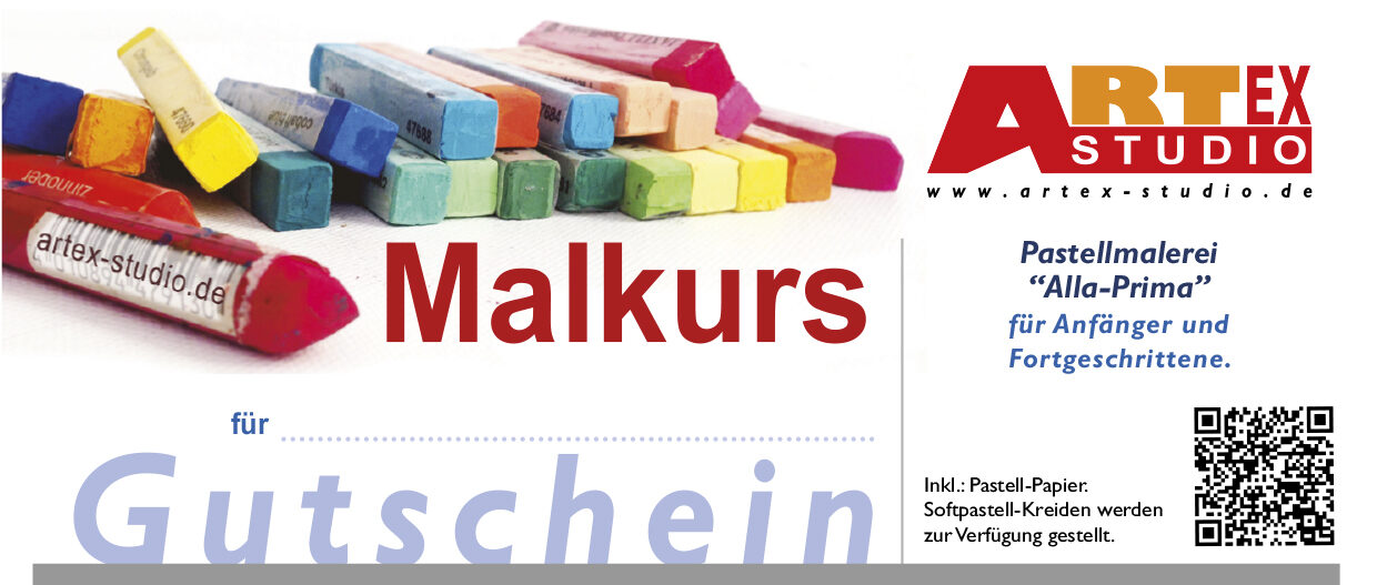 Gutschein Pastell-Malkurs, -alla-prima