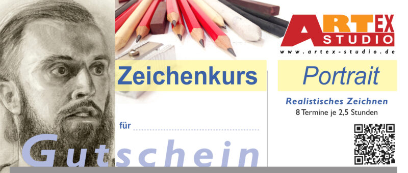Gutschein Portrait-ZeichenKurs